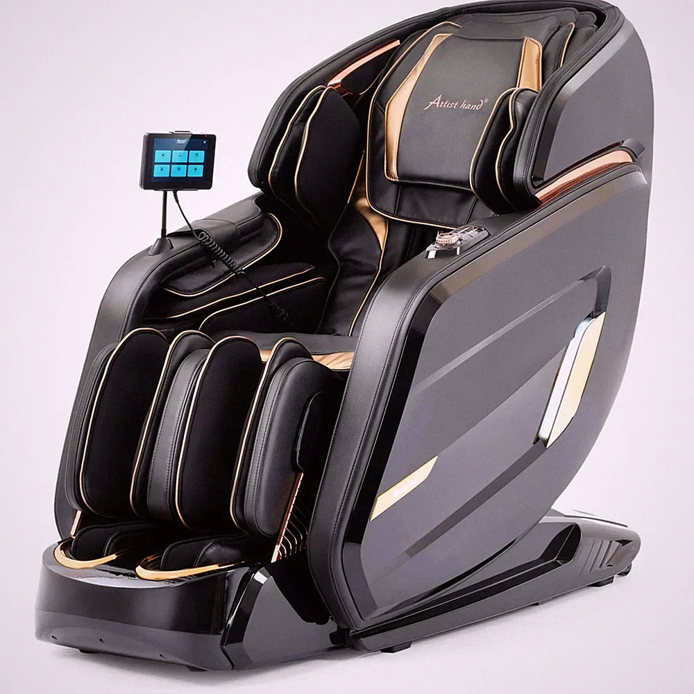 4D Full Body Zero Gravity Massage Chair Recliner SL Track,Heat,AI Voice,24 Modes