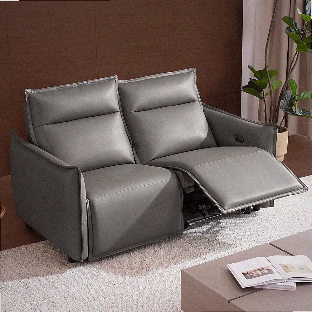 68.5" Power Recliner Loveseat with Zero Gravity, Zero Wall Hugger Design, Faux L