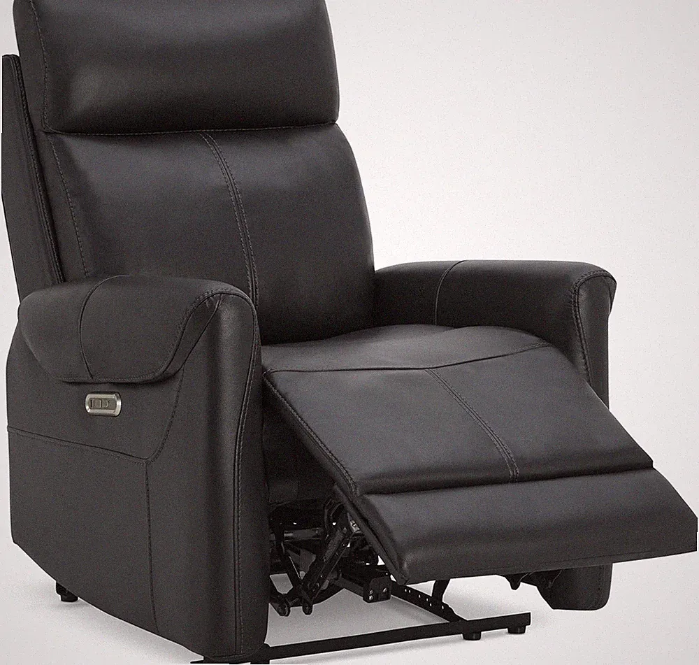 Leather Recliner Chair with USB Ports - Electric Wall Hugger for Home & RV